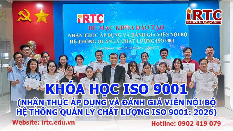 Khóa Học Nhận Thức Và Đánh Giá Viên Nội Bộ Hệ Thống Quản Lý Chất Lượng ISO 9001 2026