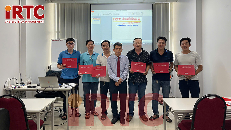 Kết thúc khóa học quản lý kho