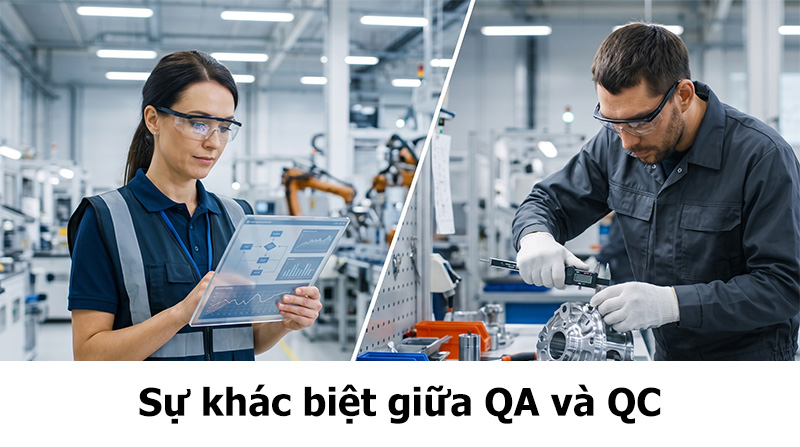 Sự khác biệt giữa QA và QC